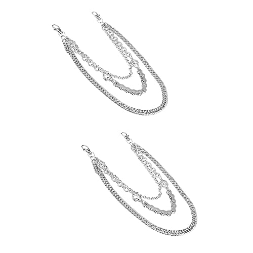 Veemoon Herren Dekorative Hose Kette Eisen Mit Schädel-Design - Stilvolle Hip Hop Pants Kette in Silber Ideal Für Und Lässige Outfits von Veemoon