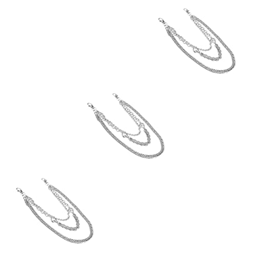 Veemoon Herren Dekorative Hose Kette Eisen Mit Schädel- - Stylische Hip Hop Pants Kette in Silber Modebewusste Männer Und Trendige Outfits von Veemoon