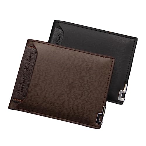 Veemoon Herren Geldbörse PU Elegant mit Praktischem Kartenhalter Modischem Design für Geschäftsreisen von Veemoon