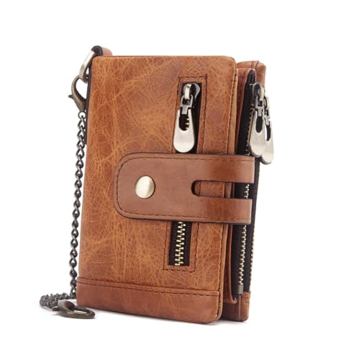 Veemoon Herren Geldbörse mit Diebstahlschutz Dreifach Gefaltete Geldbörse Echtem Multi Card Brieftasche für Männer Khaki für Besondere Anlässe Veemoon Herren Geldbörse mit Diebstahlschutz Dreifach Gefaltete Geldbörse Echtem Multi Card Brieftasche für Männer Khaki für Besondere Anlässe von Veemoon