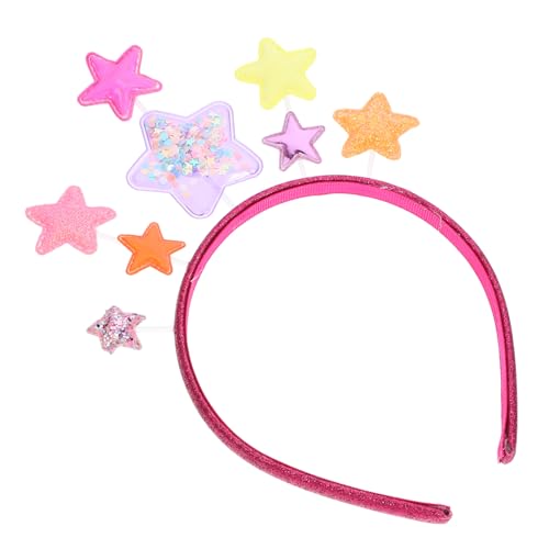 Veemoon Hochglänzendes Haarband mit Zack Stern Langlebig Modisch und Bequem für Braut Accessoires Party Festival und Mädchen Geeignet von Veemoon