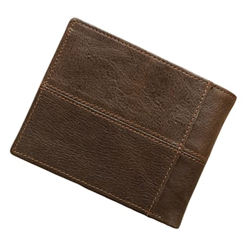 Veemoon Geldbörse Für Männer Aus Zartem Leder Mit RFID Schutz Multifunktionale Halter Brieftasche Im Retro Stil Für Visitenkarten Bargeld Und Kleine Gegenstände von Veemoon