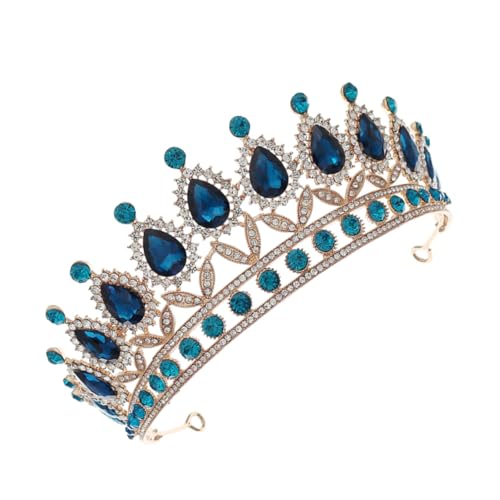 Veemoon Hochzeit Kristallkrone Braut Tiara mit Strass Halbrunde Wasserdiamant Haarschmuck für Braut und Damen Festlich für Hochzeit Party Ball und Fotoshooting Geeignet von Veemoon