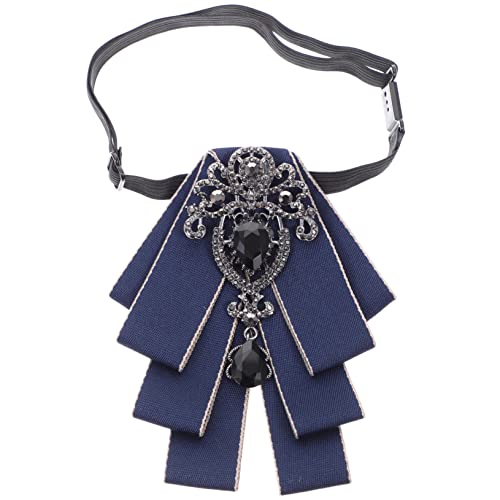 Veemoon Hochzeitsfliege für Herren Anstecknadel mit Strasssteinen Krawattenklammer für Bräutigame für Hochzeiten Fotoshootings Festliche Anlässe von Veemoon