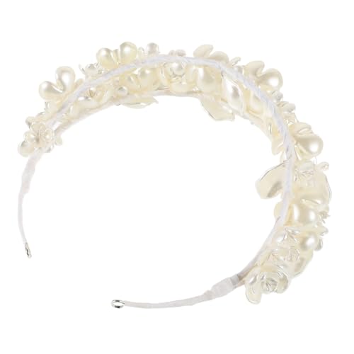 Veemoon Hochzeitskrone für Damen Perlen Tiara Mehrlagiges Braut Diadem Langlebiger Haarschmuck für Hochzeit Geburtstag Party Geeignet für Braut Frauen Festliche Anlässe von Veemoon