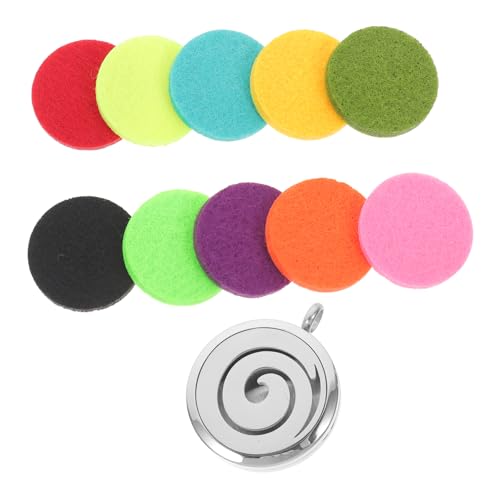 Veemoon Hohler Halskettenanhänger Aroma Diffusor Anhänger für Damen Eleganter Hängender Schmuck für Ätherische Öle und Selbstgemacht Dekorationen von Veemoon