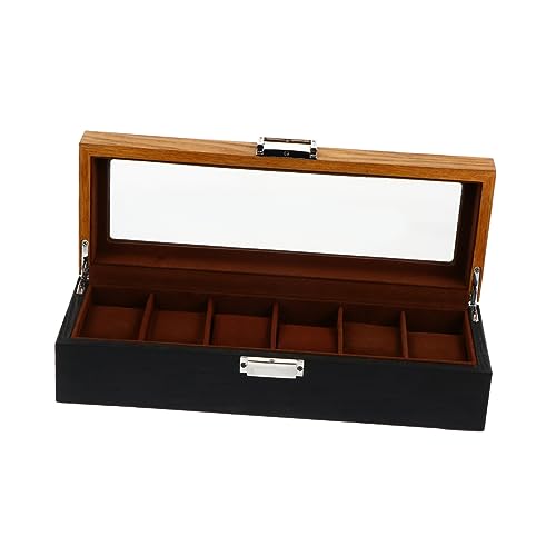 Veemoon Holz Uhrenbox mit Fächern Aufbewahrungsbox für Armbänder Schmuck Concise Watch Display Box für Männer Frauen Hochwertige Verarbeitung Veemoon Holz Uhrenbox mit Fächern Aufbewahrungsbox für Armbänder Schmuck Concise Watch Display Box für Männer Frauen Hochwertige Verarbeitung von Veemoon