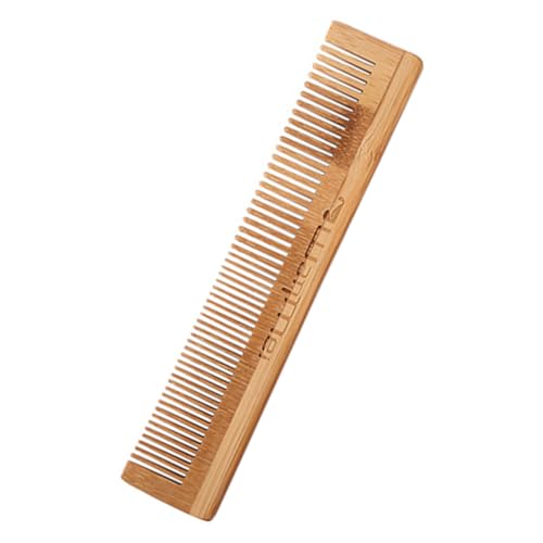 Veemoon Holzkamm Griff Dichtes Zähnedesign Entwirrt Nasses und Lockiges Haar Angenehmes Styling für Damen und Herren Flexibles Tool für Glattes und Welliges Haar von Veemoon