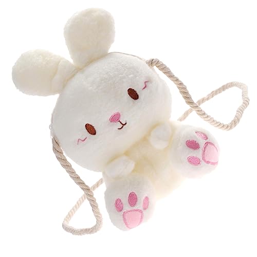 Veemoon Plüschtasche Für Damen Cartoon-Hasen-umhängetasche Flauschige Schultertasche Aus Plüsch Leicht Zu Tragen Für Mädchen Geschenkidee Für Geburtstag Und Feiertage von Veemoon