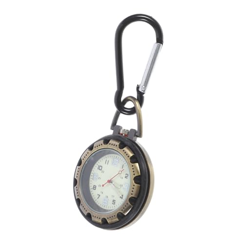 Veemoon Outdoor Taschenuhr Mit Karabiner Für Reisen Und Wandern Stabile Uhr Für Kleidung Und Rucksäcke Präzise Zeitanzeige Bei Abenteueraktivitäten von Veemoon