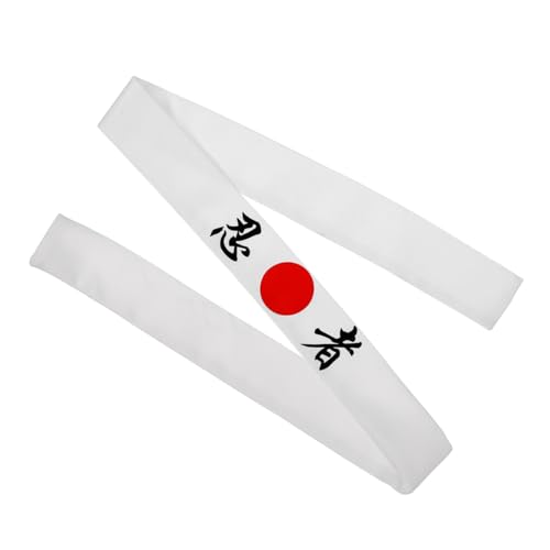 Veemoon Japanisches Stirnband Dekoratives Stirnband Für Karate Und Kochen Kopfband Einstellbare Geeignet Für Männer Und Frauen Stoffmaterial von Veemoon