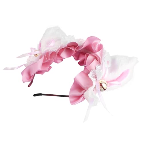 Veemoon Katzenohren Stirnband Plüsch Haarband Tierohr Kopfbedeckung Cosplay Party Zubehör Dekoration Ohren Band von Veemoon