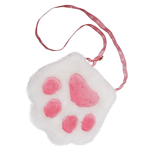 Veemoon Katzenpfoten Umhängetasche Flauschige Tragetasche für Mädchen Praktische Make Up Tasche mit Großer Kapazität Stilvolles Design für Alltag für Geburtstagsgeschenke und Besondere Veemoon Katzenpfoten Umhängetasche Flauschige Tragetasche für Mädchen Praktische Make Up Tasche mit Großer Kapazität Stilvolles Design für Alltag für Geburtstagsgeschenke und Besondere von Veemoon