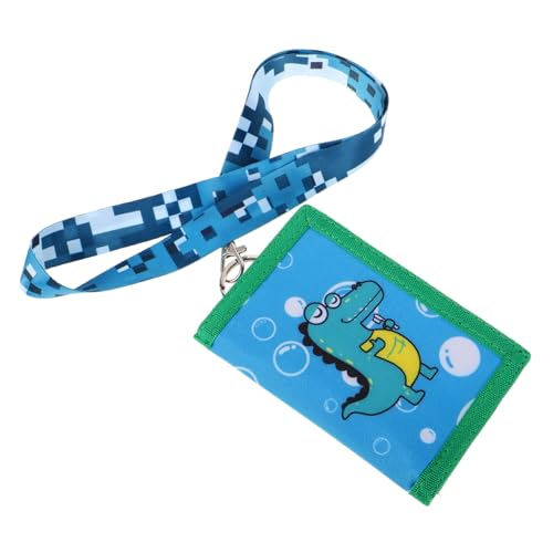 Veemoon Kindergeldbörse Für Jungen Multifunktionale Cartoon-Wallet Aus Canvas Mit Abnehmbarem Lanyard Und Vielseitigen Tragemöglichkeiten Für Kleine Kartenfächern von Veemoon