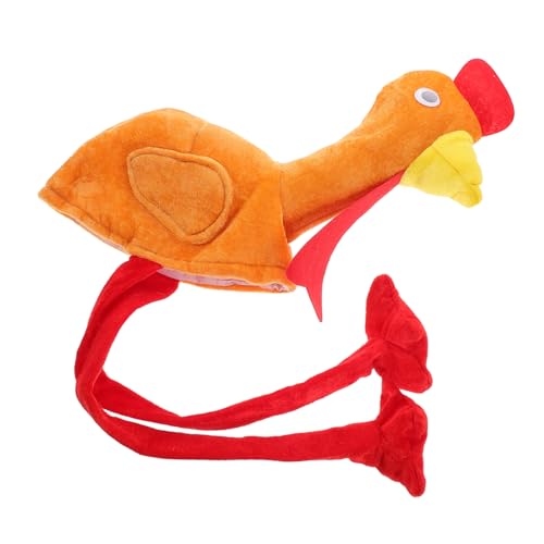 Veemoon Kinderspiel Truthahn Hut für Thanksgiving Party Fasching Karneval Bühnenauftritt Kopfschmuck Tierkostüm Plüsch Weich und Bequem Vielseitige Nutzung von Veemoon