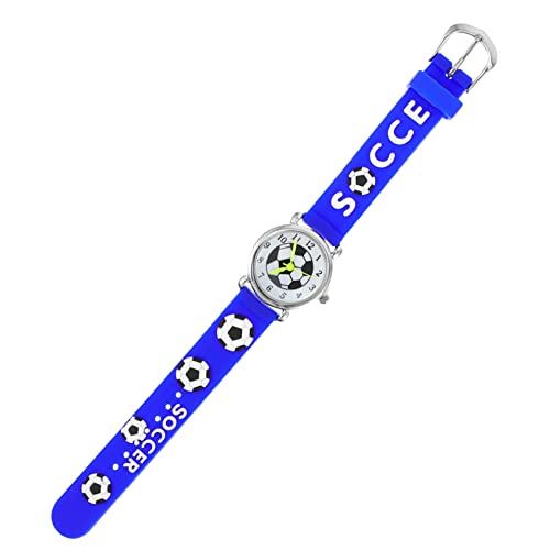 Veemoon Kinderuhr Armbanduhr mit Cartoon Fußball Muster Langlebige Analoge Sportuhr für Jungen und Mädchen Leicht Ablesbare für Kinder Veemoon Kinderuhr Armbanduhr mit Cartoon Fußball Muster Langlebige Analoge Sportuhr für Jungen und Mädchen Leicht Ablesbare für Kinder von Veemoon