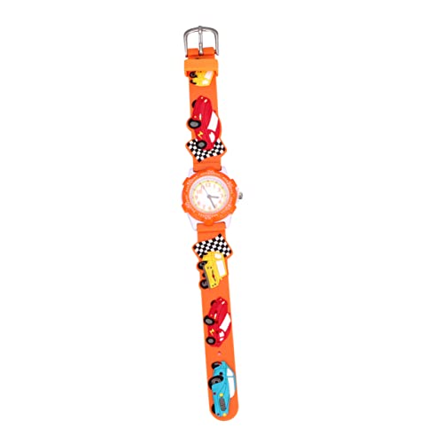 Veemoon Cartoon 3D Kinderuhr Automuster Armbanduhr für Jungen und Mädchen Kinderuhr Langlebigem Material Leichte und Kreative Armbanduhr für Kinder von Veemoon