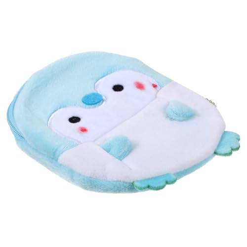 Veemoon Münztäschchen Aus Plüsch Mit Pinguin-Design Klein Und Süß Aus Pp-baumwollmaterial Tragbar Für Münzen Schlüssel Und Kleinteile Robust Und Praktisch von Veemoon