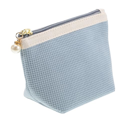 Veemoon Kleine Kosmetiktasche aus Weichem Cordstoff Tragbare und Wasserabweisende Make Up Tasche Kompakt für Lippenstift und Schminkaufbewahrung für Damen Unterwegs von Veemoon