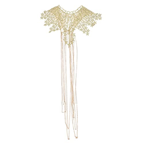 Veemoon Körperkette Damen Spitze Mehrlagige Schmuckkette für Besondere Anlässe Glitzernde Dekoration für Bikini Einzigartiger Body Chain für Frauen Goldfarben Veemoon Körperkette Damen Spitze Mehrlagige Schmuckkette für Besondere Anlässe Glitzernde Dekoration für Bikini Einzigartiger Body Chain für Frauen Goldfarben von Veemoon