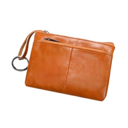 Veemoon Handheld Herren Geldbörse Echtem Kompakte und Kartenhalter mit Reißverschluss Brieftasche für Alltag und Reisen Stilvolles Design für Männer von Veemoon