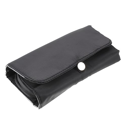 Veemoon Kompakte Kosmetik Aufbewahrungstasche Multifunktionaler Faltbarer Makeup Organizer Für Reisen Für Damen Und Mädchen Leicht Und Tragbar Schwarz von Veemoon
