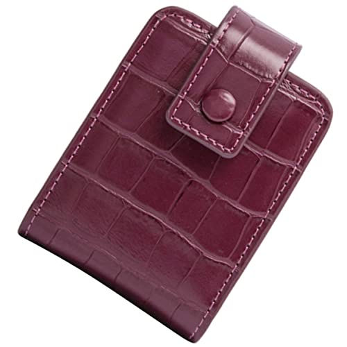 Veemoon Kompakte Lippenstift Tasche mit Integriertem Spiegel Mini Kosmetiktasche aus Langlebigem Material Tragbarer Make Up Organizer für Damen Unterwegs für Reisen und Alltag von Veemoon