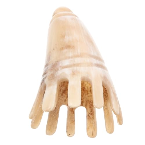 Veemoon Kopfhaut Massagebürste Aus Natürlichem Horn Breiter Zahn-kopfhautmassage Kamm Sanfte Shampoo-bürste Für Entwirren Peeling Und Juckende Kopfhaut Vielseitig Für Männer Und Frauen von Veemoon