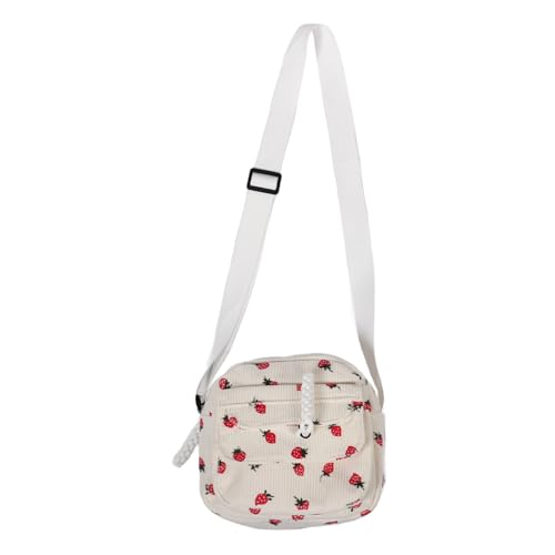 Veemoon Kordelzug Umhängetasche für Damen Stilvolle Schultertasche Cord Leicht und Kompakt Verstellbarer Schulterriemen für Alltag und Reisen Veemoon Kordelzug Umhängetasche für Damen Stilvolle Schultertasche Cord Leicht und Kompakt Verstellbarer Schulterriemen für Alltag und Reisen von Veemoon