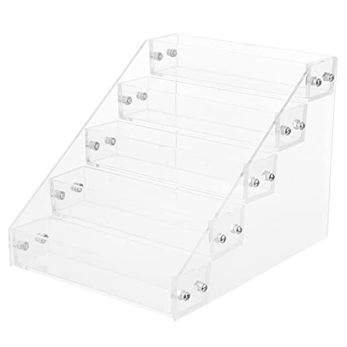 Veemoon Kosmetik Organizer Acryl Nagellackständer Lipglossständer Salonregal Für Nagellack Lippenstift Aufbewahrungstration Transparent von Veemoon