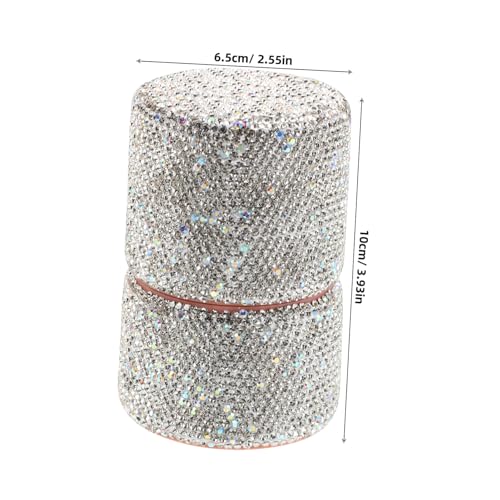 Veemoon Kosmetik Pinsel Set mit Kristallhalter Multifunktionales Make Up Pinselset für Gesicht Lidschatten und Foundation Staubdichtem Aufbewahrungskoffer für Reisen und Zuhause von Veemoon