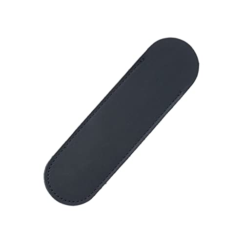 Veemoon Kreatives Leder Etui für Stifte Handgefertigter Stifthalter aus Echtem Leder Schwarz für Füllfederhalter und Kugelschreiber für Studium Design von Veemoon