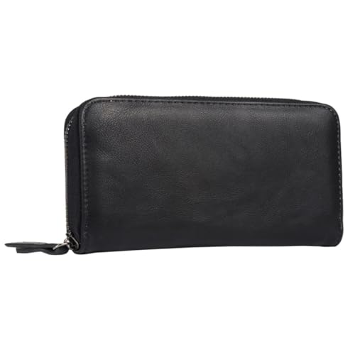 Veemoon Multi-funktions Geldbörse Aus Pu-Leder Stylisches Kartenetui Mit Reißverschluss Für Damen Praktische Und Tragbare Brieftasche Für Karten Münzen Und Bargeld Langlebig Und von Veemoon