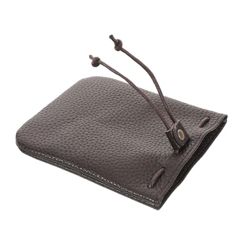 Veemoon Lederbeutel Mit Kordelzug Münzbeutel Geldbeutel Schlüsselhalter Geldbörse Leder Münzbeutel Wechselgeldhalter von Veemoon