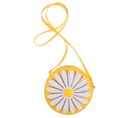 Veemoon Leichte Daisy Pu Umhängetasche Für Kleine Mädchen: Süß Und Strapazierfähig Für Kindergarten Und Spielen - Blumengeldbörse - Kleinkind Umhängetasche von Veemoon