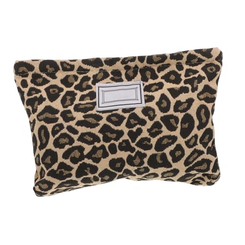 Veemoon Leoparden Kosmetiktasche wasserdichte Kultur Organizer für Reisen Große Kosmetiktasche mit Großem Öffnungsdesign Praktischer Make Up Beutel für Damen und Herren von Veemoon