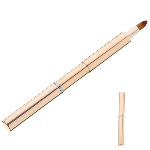 Veemoon Lippenpinsel für Kosmetik Rundkopf Lipgloss für Damen Tragbar und Langlebig für Lippenstift Lipgloss Lippenbalsam Einfach Anzuwenden von Veemoon