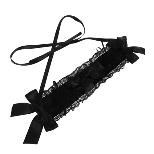 Veemoon Lolita Spitzenkopfstück für Frauen Gothic Haarschmuck Cosplay Stirnband Spitze Haar Accessoire für Partys und Veranstaltungen Veemoon Lolita Spitzenkopfstück für Frauen Gothic Haarschmuck Cosplay Stirnband Spitze Haar Accessoire für Partys und Veranstaltungen von Veemoon