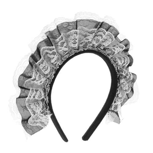 Veemoon Lolita Haarreif Aus Spitze Anime Dienstmädchen Cosplay Stirnband Party Kopfbedeckung Lolita Stil Outfits Accessoires Für Frauen Und Mädchen von Veemoon