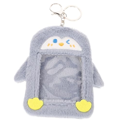 Veemoon Plüsch Kartenhalter Für Id Und Kreditkarten Pinguin Design Multifunktionale Aufbewahrung Für Lehrer Studenten Und Büroangestellte Geeignet Für Gängige Kartenformate von Veemoon