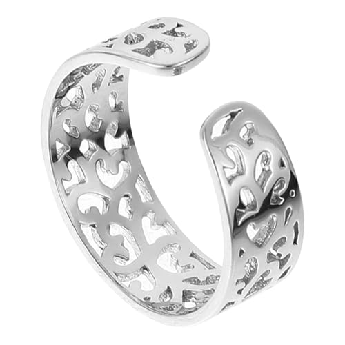 Veemoon Männer Frauen Verstellbare Zehen Modeschmuck Silber Dekoratives Accessoire Partygeschenk von Veemoon