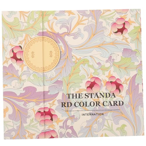 Veemoon Manicure Color Board Nagellack Farbpalette Farben Nagel Farbkarte für Nail Art Präsentation und Übung Nagellack Display Buch Weiß von Veemoon