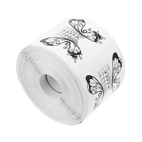 Veemoon Manicure Guide Sticker Nagelverlängerung Schablonen Rollenform für Acryl UV Gel Nagelkunst DIY Salon Zubehör für Anfänger und Profis von Veemoon