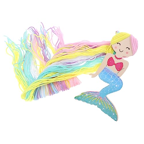 Veemoon Meerjungfrau Stirnbandhalter Haarklammern Organizer Quasten Hängende Dekoration Mädchenzimmer Dekoration Wanddekoration Haarspangenhalter von Veemoon