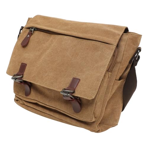 Veemoon Messenger Bag aus Robustem Canvas mit Großem Fassungsvermögen Verstellbarem Schultergurt Vielseitig für Arbeit Reisen und Alltag Stylische Umhängetasche für Schule und Freizeit von Veemoon