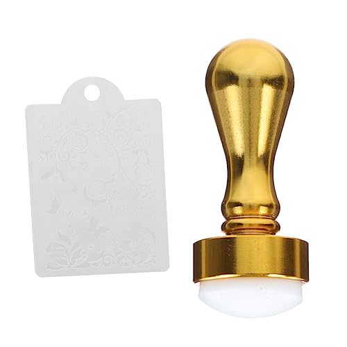 Veemoon Metallischer Nagelkunst Stempel aus Lebensmittelechtem Silikon DIY Maniküre Stamping Tool für Nail Art Design Geeignet für Anfänger und Profis Schnelles Nageldesign Zuhause Salon Veemoon Metallischer Nagelkunst Stempel aus Lebensmittelechtem Silikon DIY Maniküre Stamping Tool für Nail Art Design Geeignet für Anfänger und Profis Schnelles Nageldesign Zuhause Salon von Veemoon