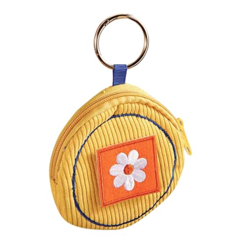 Veemoon Schlüsselanhänger Geldbörse Damen Kleine Münzgeldbörse Reise Wechselgeldbörse Kompakt Für Handtasche Hosentasche von Veemoon