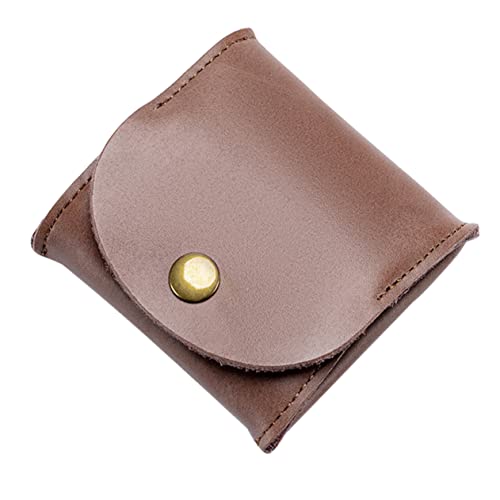 Veemoon Mini Geldbörse PU Tragbarer Münzbeutel für Karten Schlüssel Kopfhörer Kompakte Aufbewahrung für Damen Herren für Reise von Veemoon