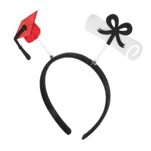 Veemoon Mini-abschlusskappen-stirnband Mit Eleganter Schleife Komfortables Zubehör Für Abschlussfeiern Sicheres Und Stilvolles Tragen Für Fotos Und Feiern Sanft Zur Haut von Veemoon