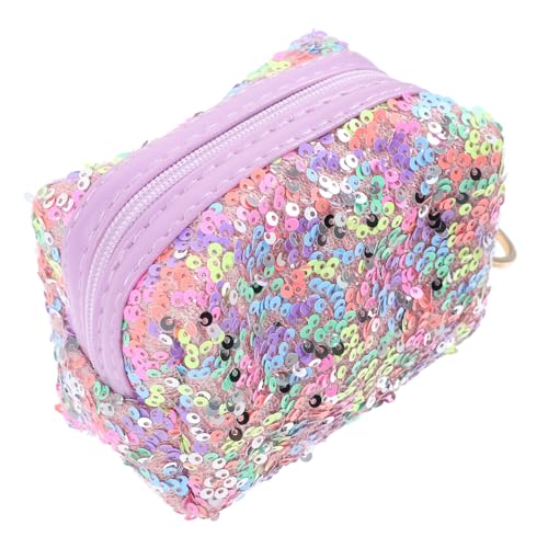Veemoon Münzbeutel Mit Schlüsselanhänger Glitzer Kleiner Tragbarer Geldbeutel Für Regenbogenfarben Accessoire Für Unterwegs von Veemoon